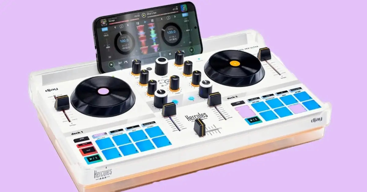 Hercules DJControl Mix Ultra: Wireless Portable Controller