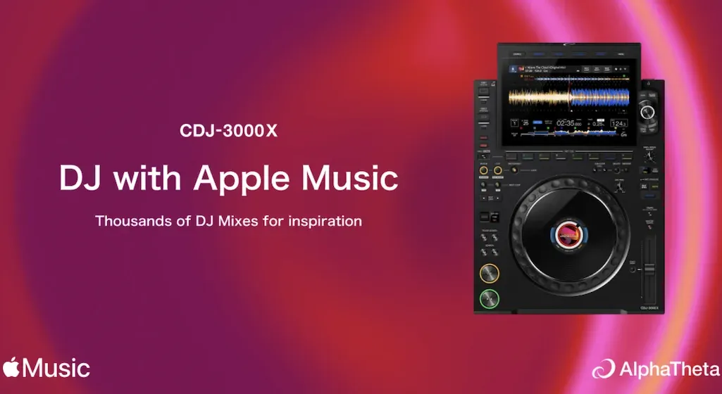 CDJ-3000X Apple Music Streaming Now Live via Firmware